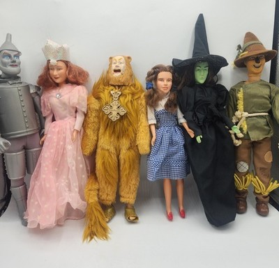 Collection of 6 VTG 1980's The Wizard of Oz Dolls, Various Lines/Years Toy Time