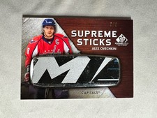 2010-11 SPGU HOCKEY SP GAME USED SUPREME STICKS ALEXANDER OVECHKIN 5/5