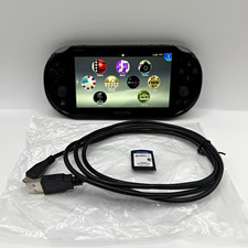 Sony PS Vita PCH-2000 Handheld Console Black USB Cable Bundle FIFA 15