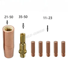 7pcs Fits Weldpro MIG200GDsv Welder Parts mig gun Contact Tips Nozzle Diffuser