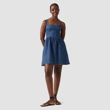 Levi Women Jadine Denim Dress - Unturned Stone M