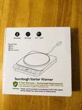 Sourdough Starter Warmer Precise 1°F Thermostat Control (70-100°F) White New