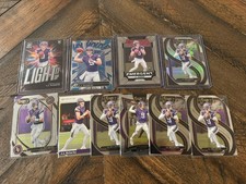 J.J. McCarthy (10) Football Card lot All Rookie Cards