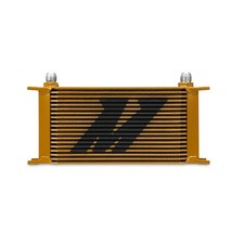 Mishimoto For Universal 19 Row Oil Cooler - Gold