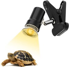 Reptile Heat Lamp Rotatable Turtle Heating Light with 50W UVA UVB Bulb...
