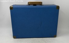 Crosley Vintage Cruiser Plus Blue Media Player Portable Turntable Not Tested
