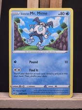 Galarian Mr. Mime 30/159 Common Crown Zenith Pokemon NM