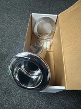 Mate Series Stainless Steel 0 Rod Cup Holder - Drain - Round Top C1000D