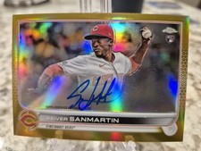 2022 Topps Chrome Gold Reiver Sanmartin /50 RC Autograph  #RA-RS Reds