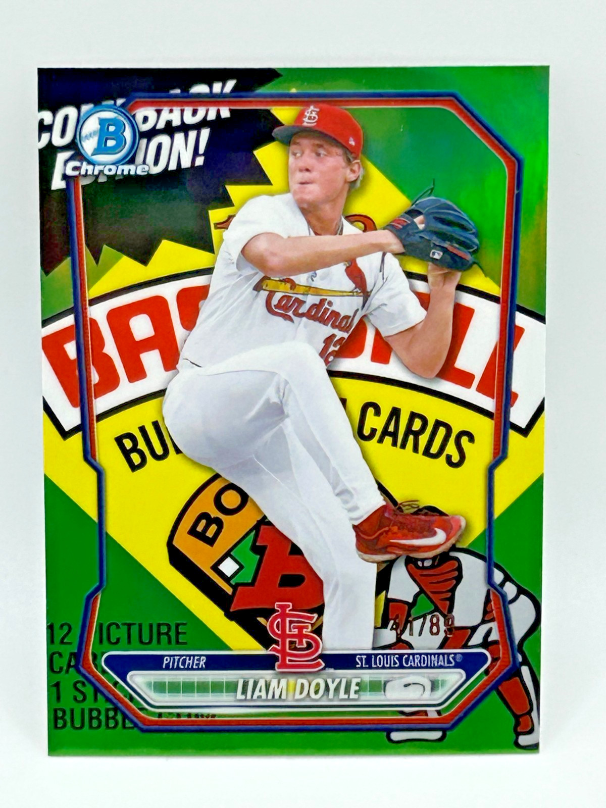 Liam Doyle 2026 Bowman Chrome Packfractor /89 St. Louis Cardinals