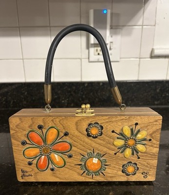Vintage Enid Collins Original Box Bag Purse 1960 Texas “Les Fleurs