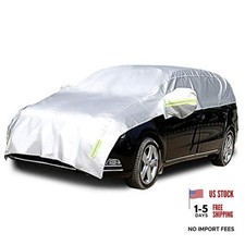 Half Car Cover All Weather Car Body Cover Sunshade Cover Snow Cover Waterproof