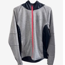 Under Armour Storm1 ColdGear Jacket Womens XL Grey Navy Pink Full Zip Hoodie