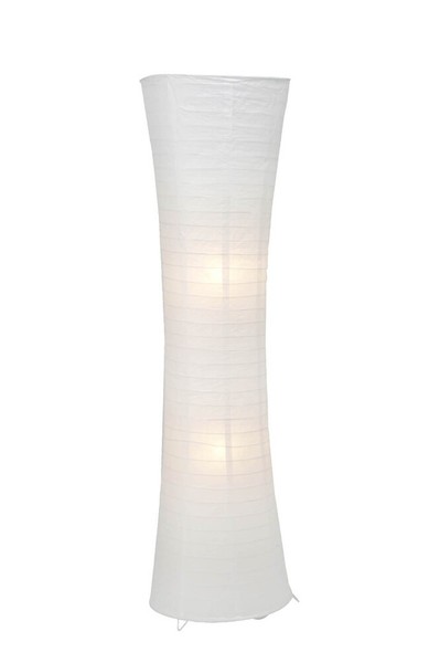 Brilliant Becca Standleuchte Stehlampe Reispapier Papier Deko Leuchte Weiß E27-image