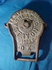 1901 F.E.MYERS Co CAST IRON Hay Trolley BARN PULLEY