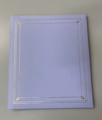 Pioneer Memory Book 20 Pages 8 X 11 Creative Easy Load Light Purple - Open Box