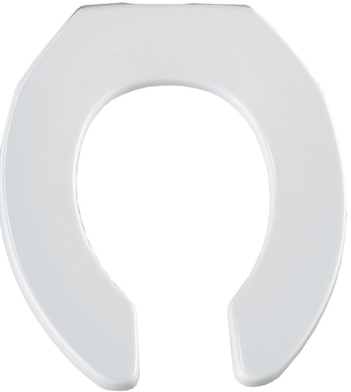 BEMIS 955CT 000 Commercial Heavy Duty Open Front Toilet Seat will Never