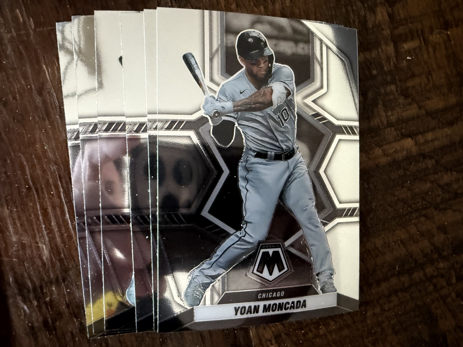6x Lot YOAN MONCADA 2022 Panini Mosaic Baseball #191