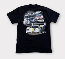 HUF x GReddy T-Shirt Mens Medium Black Collab Short Sleeve Racing Graphic Tee