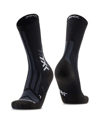 - X-Bionic X-Socks Hike Discover Crew Herren Socken, Black/Charcoal