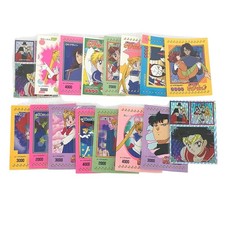 1998 Sailor Moon Lot of 16 Trading Sticker Cards New Mint 0076