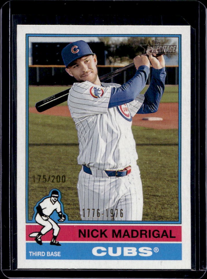 2025 Topps Heritage Nick Madrigal Bicentennial #/200 Cubs