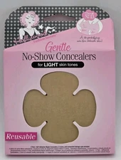 Hollywood Fashion Secrets Gentle No Show Concealers Light Skin Tones 4 Pairs 