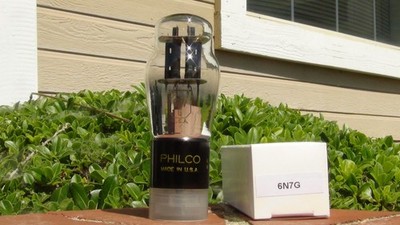 6N7G Philco Dual Triode Tube-Factory Fresh-Tested-Free Shipping in the US
