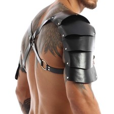 Schulter Rüstung Outfit Metall Nieten Mittelalterlichen Schulter Pauldron