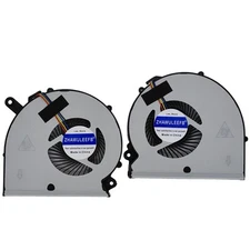 Replacement New Laptop CPU + GPU Cooling Fan for Gigabyte RP64W PR65 Aero14 A...