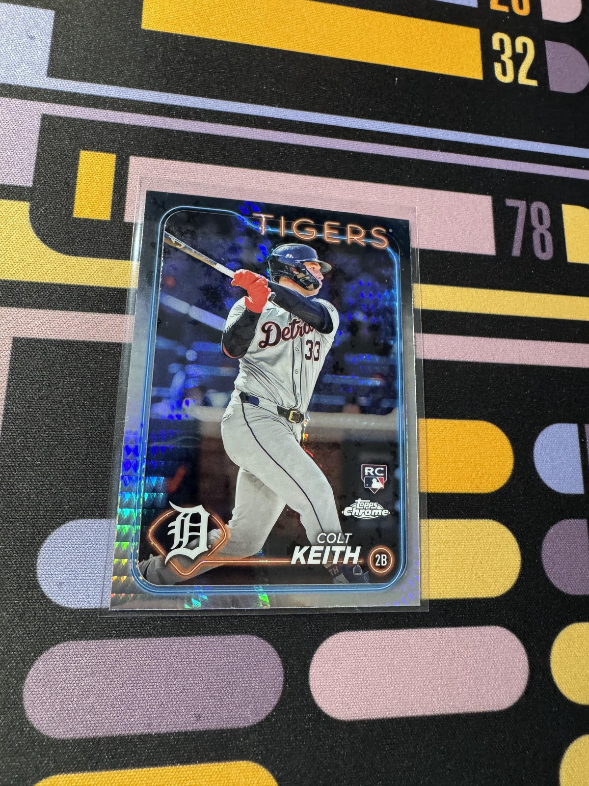 2024 Topps Chrome #2 Colt Keith Prism Refractors RC