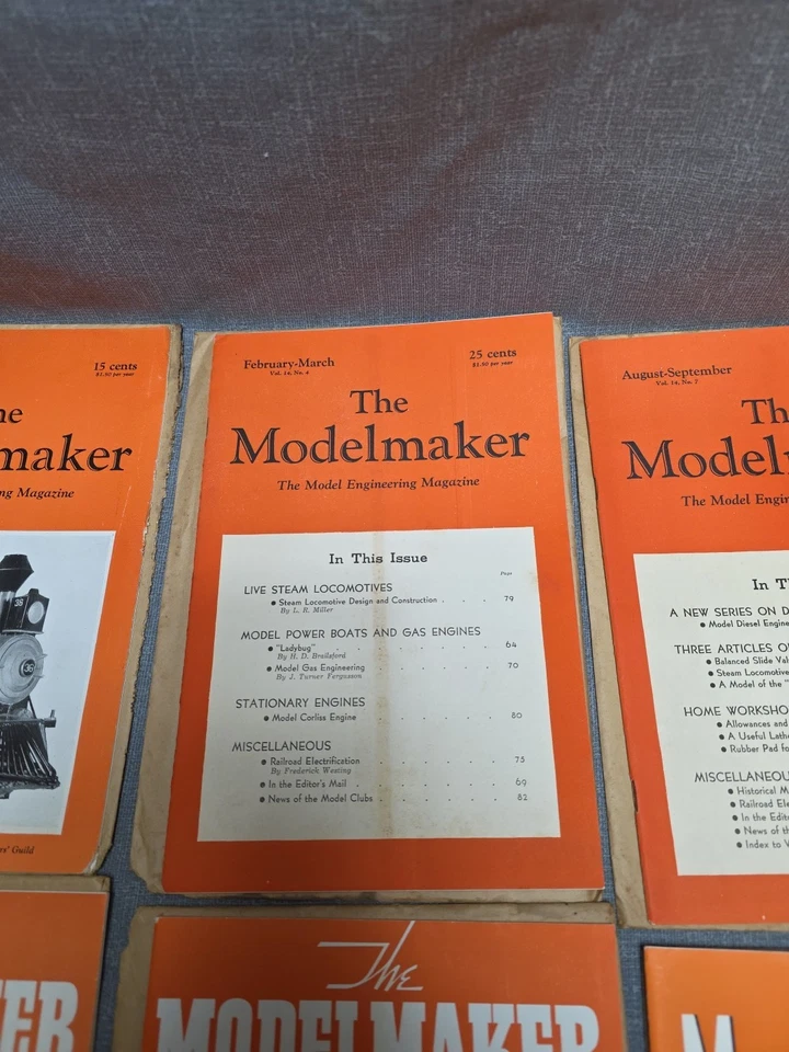The Modelmaker Model Engineer Magazine 1936-1949s 11 Issues - Image 4 of 4