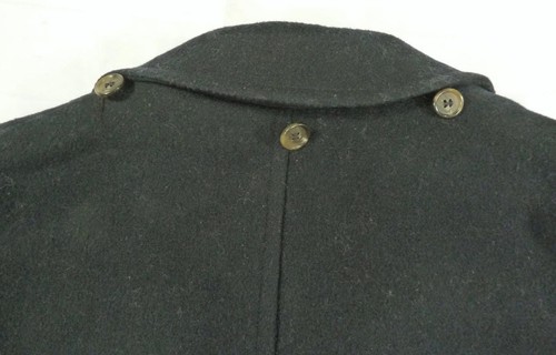 Vintage Botany 500 Wool Men's Pea Coat Dark Navy Blue Toggle Buttons XL - Picture 8 of 8