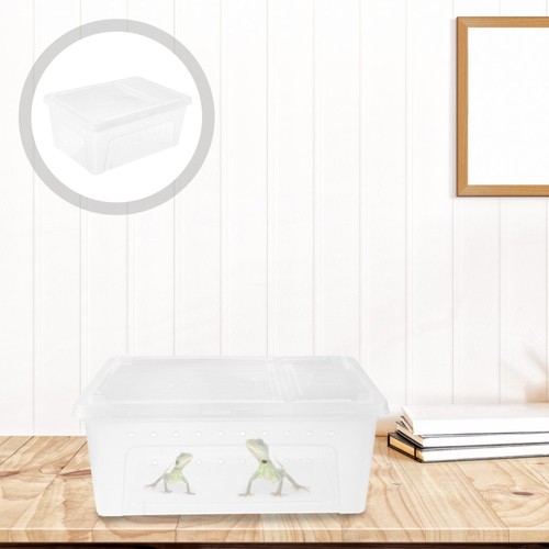 Reptile Storage Bin Plastic Snake Breeding Container Small Enclosure | eBay