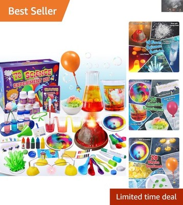 70 Engaging Lab Experiments Science Kit for Kids - Perfect Birthday Gift