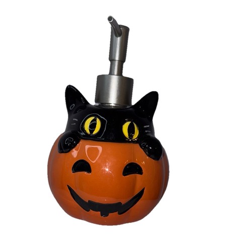 Halloween Karneval Kürbis Keramik Seifenlotion Spender
