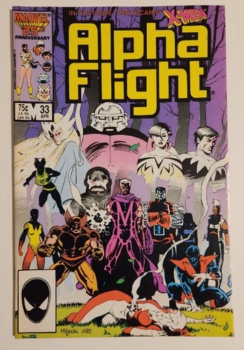 Alpha Flight #33 (1986, Marvel) NM- 1st App Lady Deathstrike