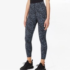 SWEATY BETTY Blue Celestial Dot Power High Waist 7/8 Pocket Legging Size Medium