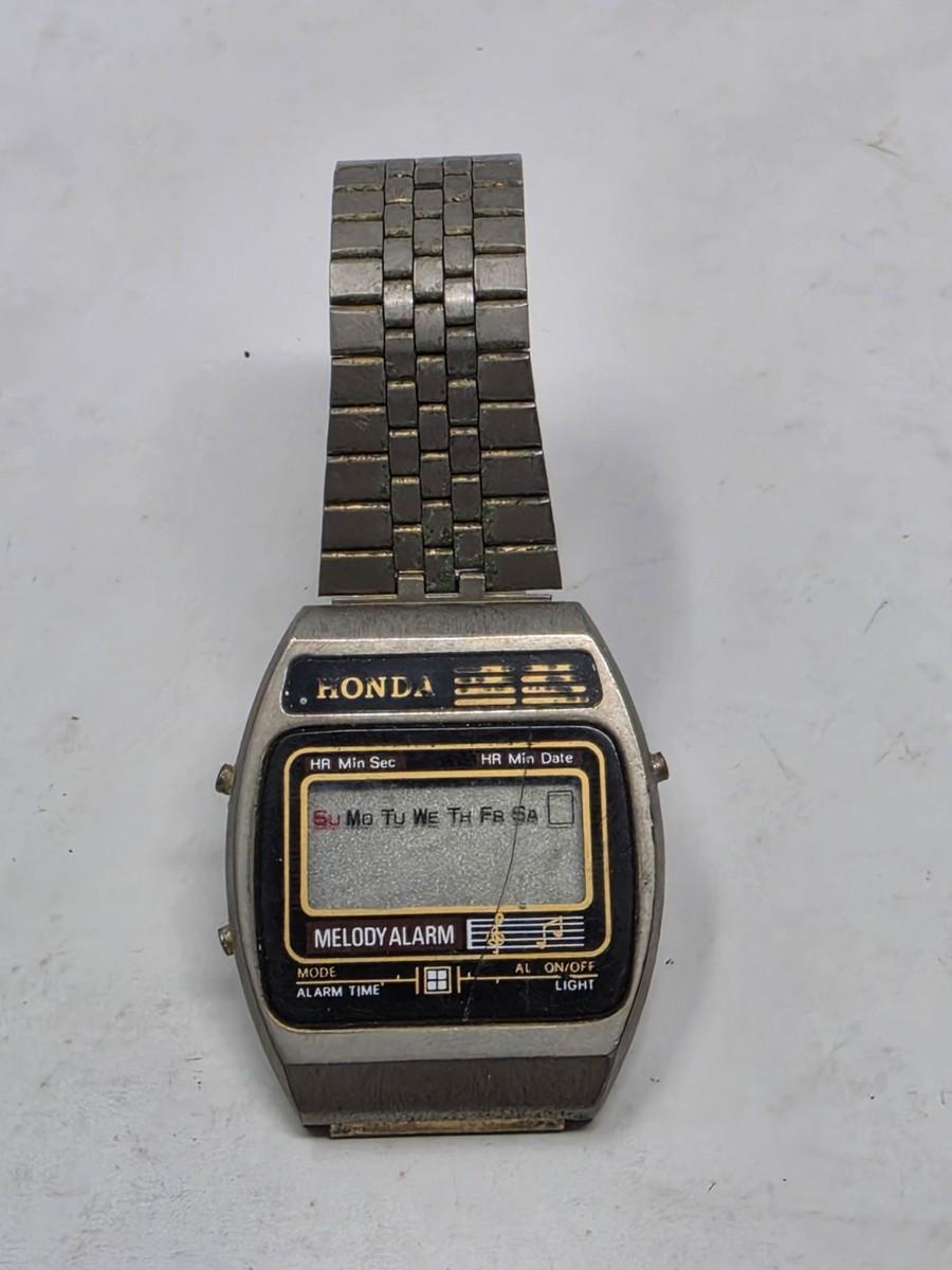 1980s Honda LCD Quartz Watch Melody Alarm Parts Only | eBay
