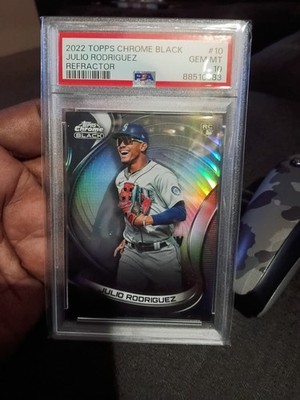 2022 Topps Chrome Black #10 SEA Julio Rodriguez RC Refractor /199