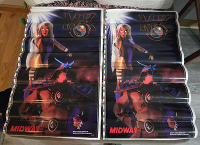 Mortal Kombat 3 arcade game ORIGINAL Midway Side Art  Set ,  NEW