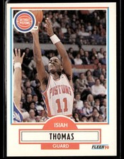 1990-91 Fleer #61 Isiah Thomas Basketball Card 1103I