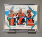 2025 Flawless Platinum Foil Triple Patches Burrow Chase Higgins 1/1 Bengals NFL