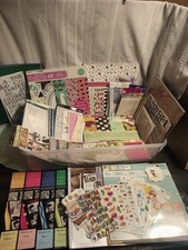 Scrapbook Mega Lot Cardstock Paper Pads Stickers Letters Creative Memories