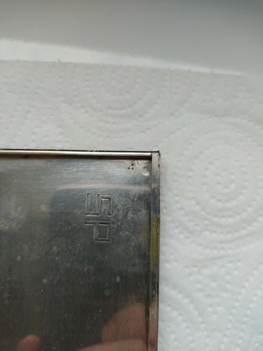 ARGENTO Tabacchiera Portasigarette misura mm.12,00XMM.8,00 H:MM.0,90 - Foto 5 di 6