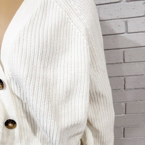 Asos Monki Women's White Button-Up Cardigan - Size Large - Picture 4 of 12