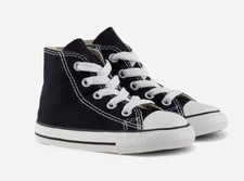 TODDLER CONVERSE ALLSTAR HI BLACK CANVAS INFANT 7J231