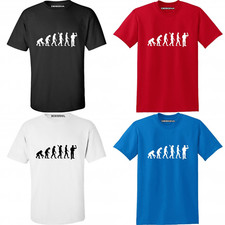 Darts T Shirt Evolution of A Dart Player 4 Colours Sizes Sm-5xl
