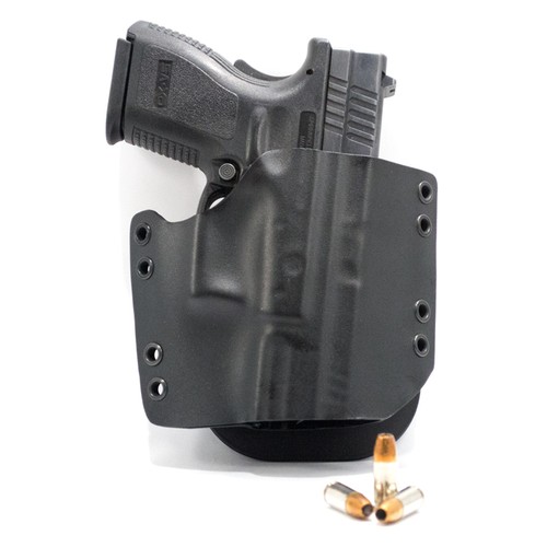 Glock - OWB Paddle Holster - Optic Ready - Matte Black & Black Carbon Fiber - Picture 2 of 9