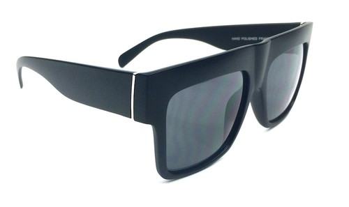 Gafas de sol GEO de parte superior plana marrón cuadradas marco tortuga grande ZZ superior - Imagen 5 de 15